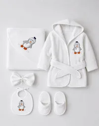 طقم ملابس أطفال بتصميم بطريق (Children's Penguin Outfit)