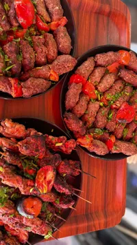 وجبة مشاوي مشكلة - كباب وشيش طاووق