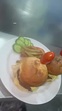 وجبة برجر مزدوجة