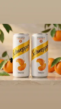 مشروب غازي بنكهة اليوسفي - شويبس (Schweppes)