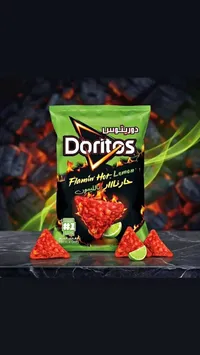 رقائق تورتيلا حار نار بالليمون - دوريتوس (Doritos)