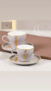 طقم فناجين شاي فاخر - دويك