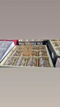 طقم كاسات زجاجية ملونة - فينيسيا (Venezia)