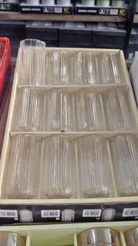 طقم كاسات زجاجية مضلعة - كوليكشن (Collection)
