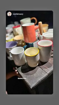 كوب سيراميك بتصميم مميز