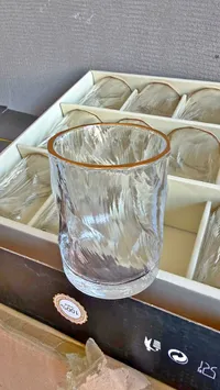 أكواب زجاجية بتصميم مموج (Set of Glasses)
