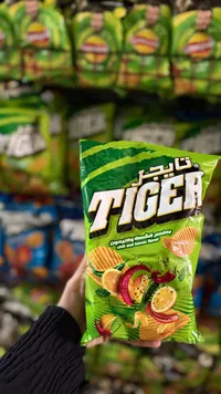 شيبس تايجر بطعم الشطة والليمون (Tiger)