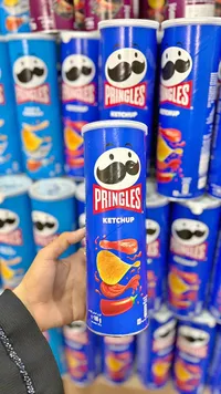 رقائق بطاطس بنكهة الكاتشب - برينجلز (Pringles)