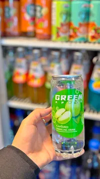 مشروب غازي بنكهة التفاح الأخضر - غرين أبل (Green Apple)