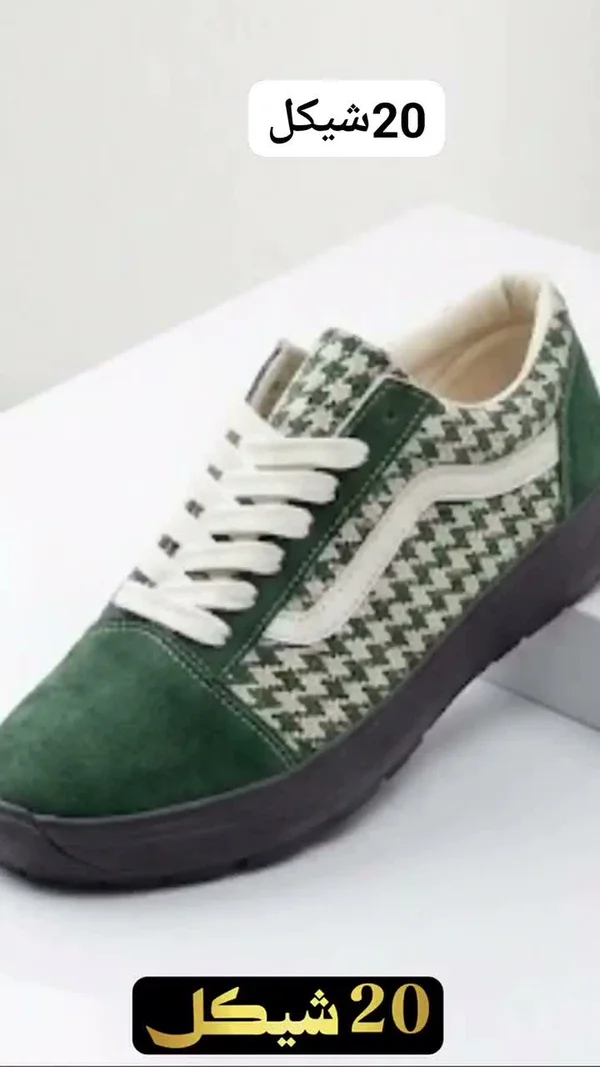 حذاء رياضي بنقشة الكاروهات - فانز (Vans) - أحذية - سوق غزة