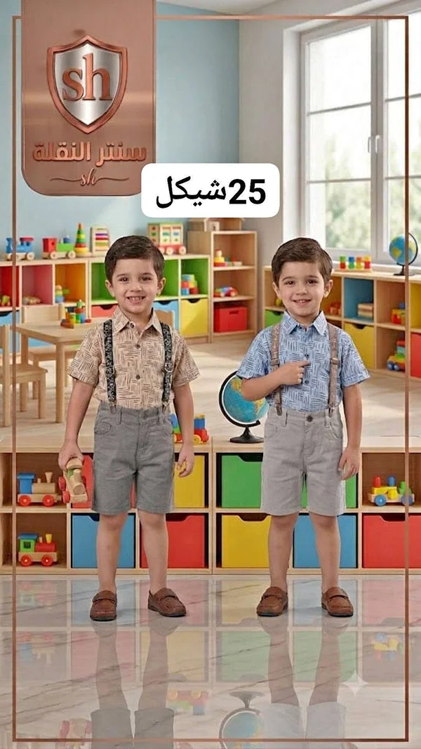 تشكيلة ملابس أطفال - سنتر النقلة (sh) - ملابس أطفال - سوق غزة