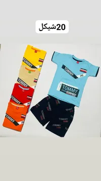 طقم ملابس صيفي للأطفال - تومي جينز (Tommy Jeans) - سوق غزة