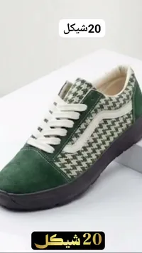 حذاء رياضي بنقشة الكاروهات - فانز (Vans) - سوق غزة