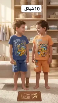طقم ملابس أطفال صيفي - سوق غزة