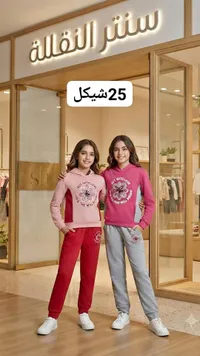 طقم ملابس أطفال بناتي (SH)