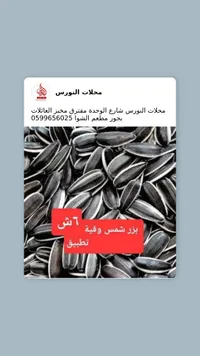 بذر شمس - محلات النورس