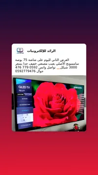 تلفاز سامسونج كيو إل إي دي 75 إنش - QLED TV 75Q3F