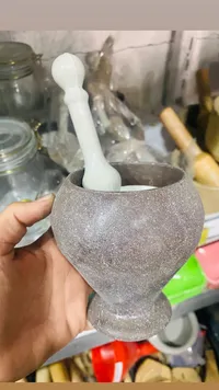 هاون وجاون حجري فاخر