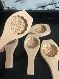 قوالب معمول خشبية محفورة