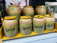 علبة بهارات زجاج - سبايس