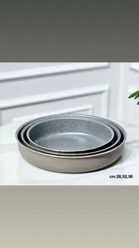 مجموعة مقالي غير لاصقة - 3 قطع