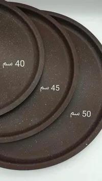 مجموعة مقالي غرانيت غير لاصقة - 3 قطع