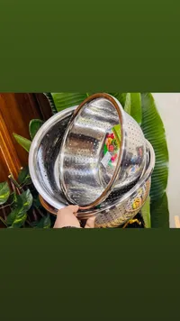 مصفاة استانلس ستيل بمقابض