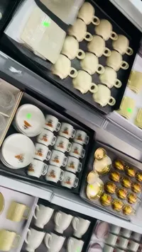 مجموعة أكواب شاي سيراميك بيج