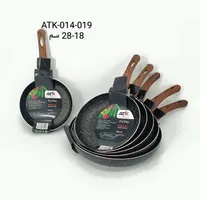 مجموعة مقالي الطهي ATK - 28-18 سم