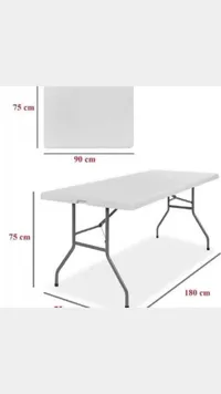 طاولة بلاستيك قابلة للطي 180 سم