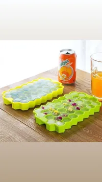 قالب ثلج سيليكون بتصميم خلية النحل