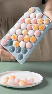 قالب صنع مكعبات الثلج الدائرية
