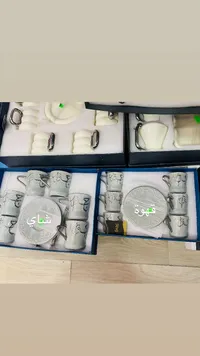 طقم فناجين قهوة مزخرفة - إيه دي سي (ADC)