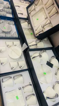 طقم فناجين قهوة سيراميك مع صحون
