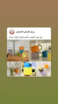مج سيراميك بتصميم زهرة التوليب - بيور (Pure)