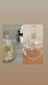 وعاء زجاجي للتقديم مع غطاء