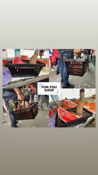 سلة تسوق بلاستيكية - فور يو شوب (For You Shop)