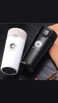 كوب حافظ للحرارة بنمط القهوة