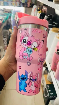 كوب حافظ للحرارة بتصميم ستيتش (Stitch)
