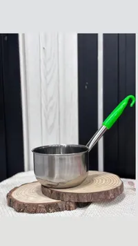 كاسرولة ستانلس ستيل بمقبض ملون