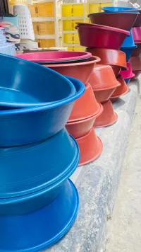طشت بلاستيك متعدد الاستخدامات