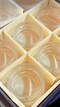 طقم أوعية زجاجية صغيرة للمطبخ