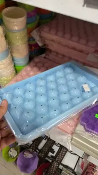 قالب ثلج سيليكون كروي متعدد الفتحات