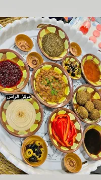 طقم صحون تقديم سيراميك - مركز الراس