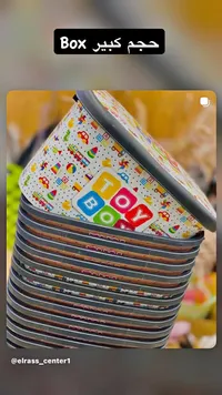 صندوق تخزين ألعاب كبير - توي بوكس (Toy Box)