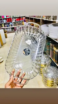 صينية تقديم بلاستيكية شفافة - مالتي ديسك (Multi Disk)