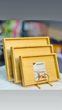 طقم صواني تقديم خشبية - ام دي اف باليت (MDF Pallet Set)