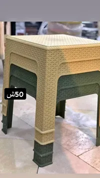 كرسي بلاستيك مربع متداخل - سوق غزة