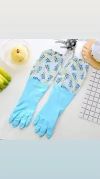 قفازات تنظيف منزلية طويلة