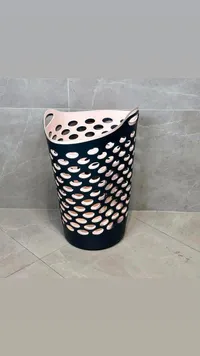 سلة غسيل بلاستيكية بتصميم عصري